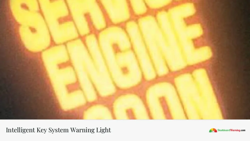 Intelligent Key System Warning Light