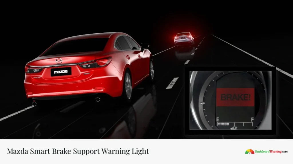 Mazda Smart Brake Support Warning Light