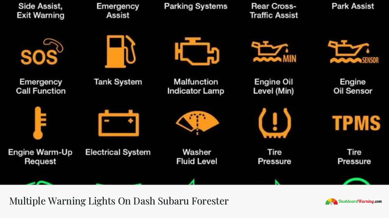 Multiple Warning Lights On Dash Subaru Forester