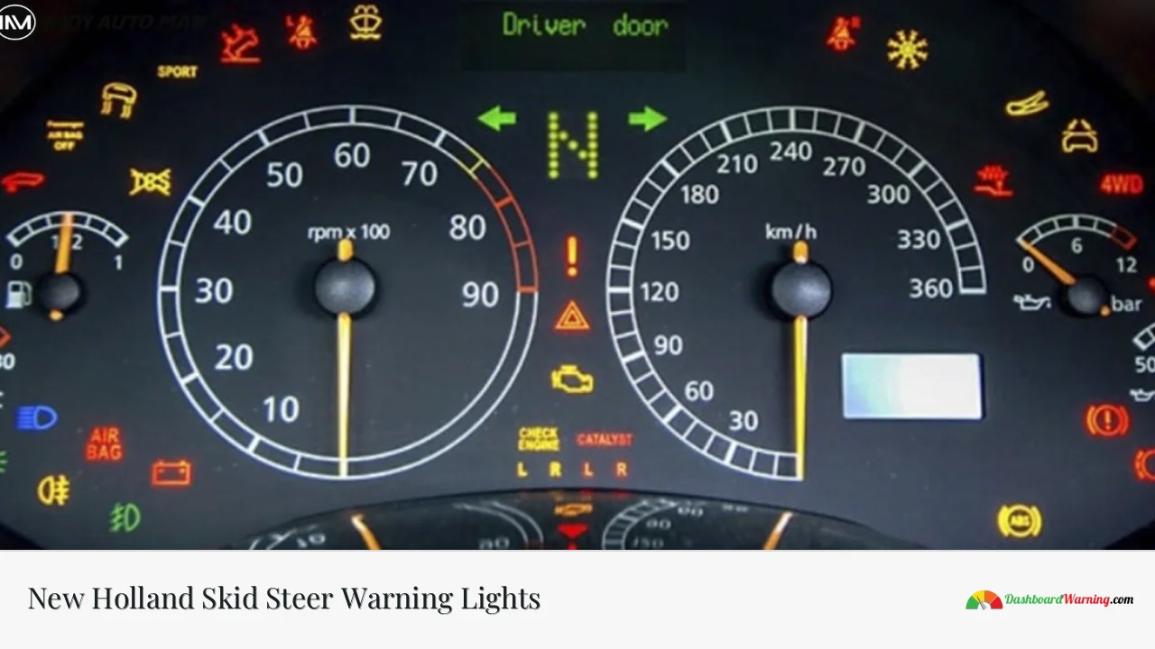 New Holland Skid Steer Warning Lights