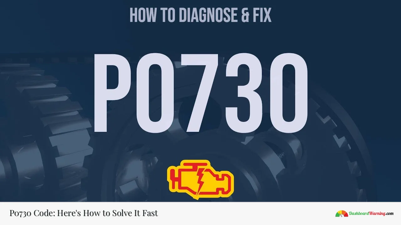 P0730 Code: Here's How to Solve It Fast